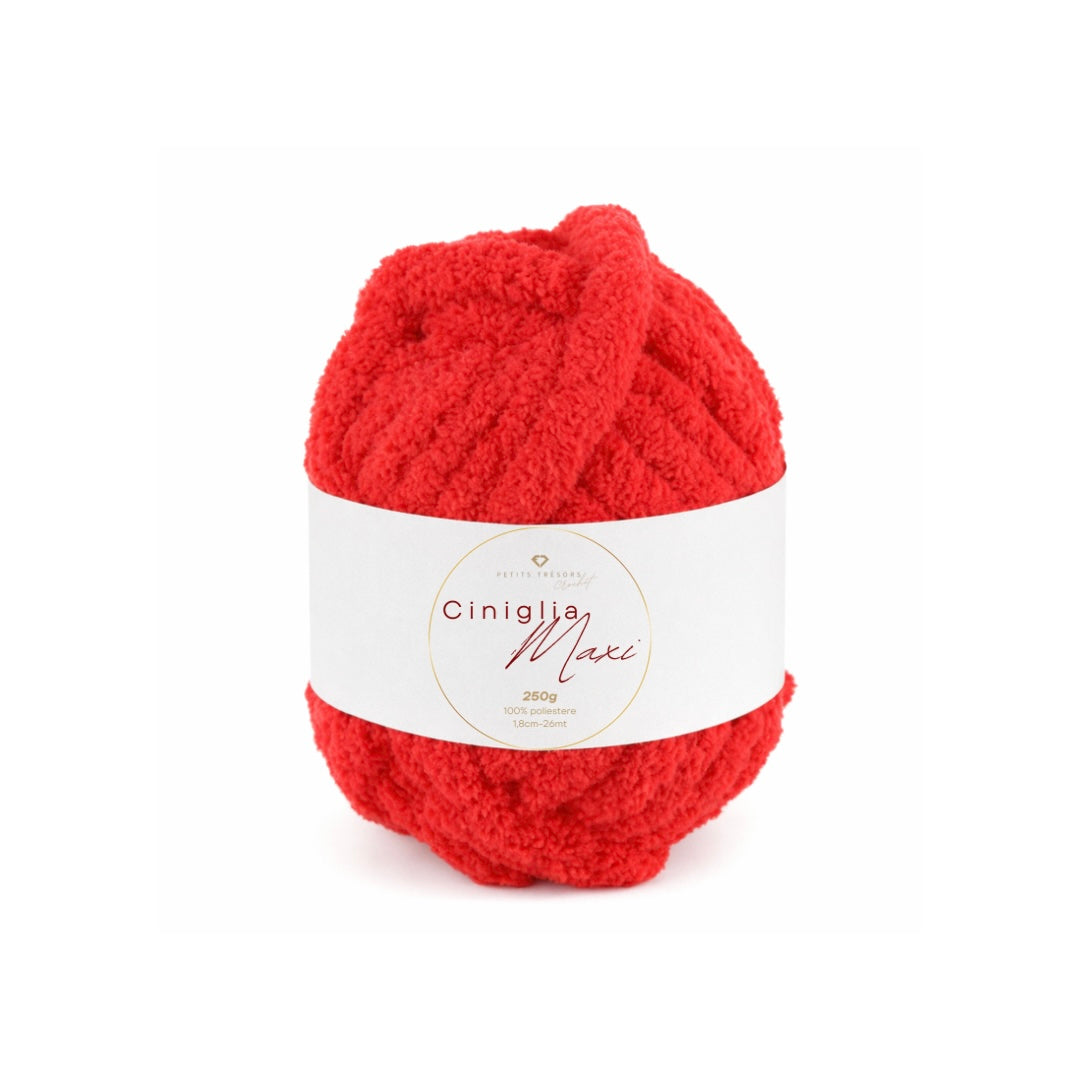 Rosso ciniglia maxi 250g