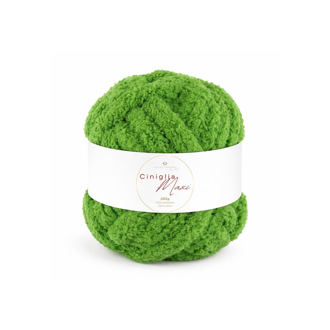 Verde bosco ciniglia maxi 250g