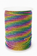 Multicolor cordino strass