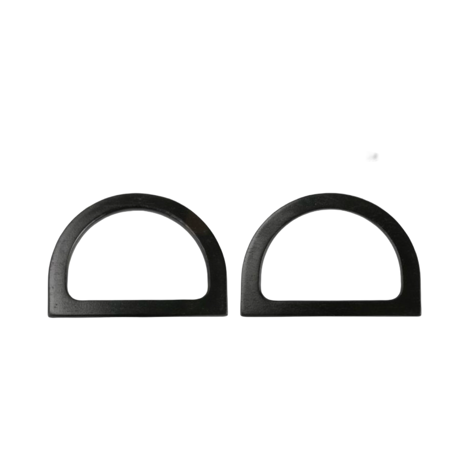 Manico in legno semi-ovale