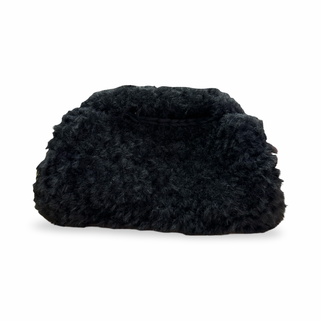 Peluche crochet nero