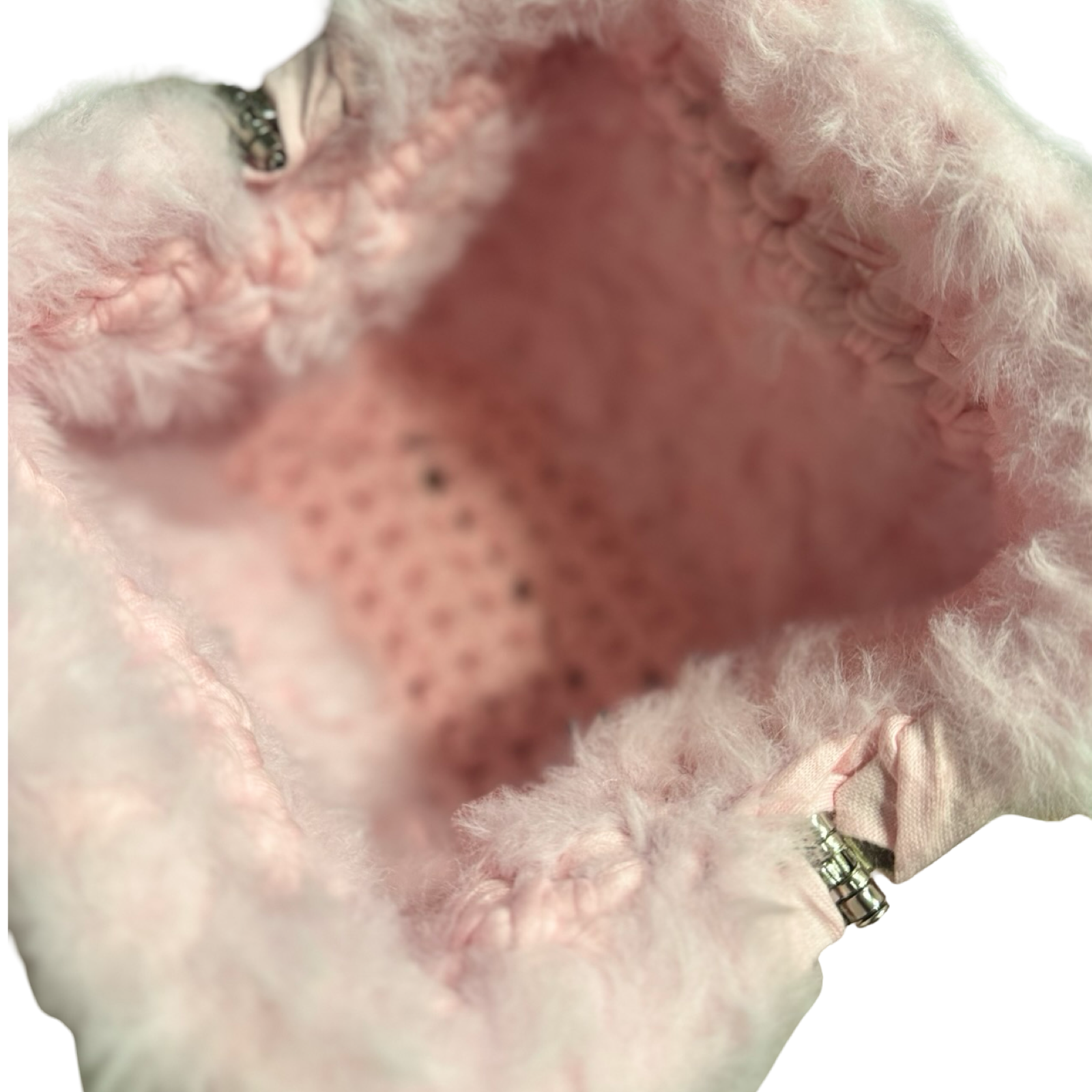 Mini Peluche crochet rosa