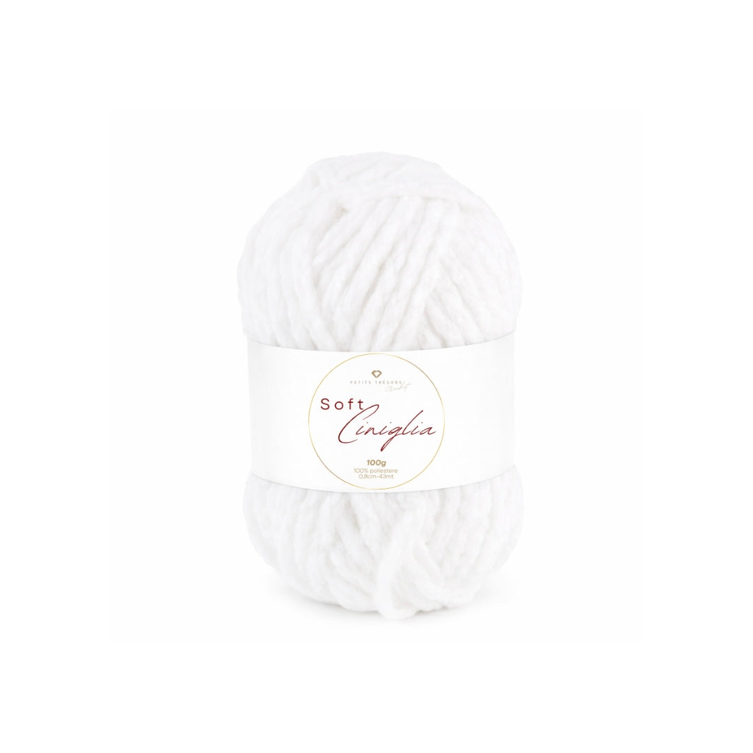 Bianco soft ciniglia 100g
