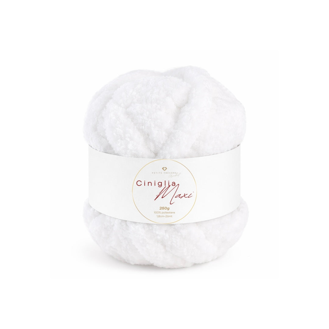 Bianco ciniglia maxi 250g