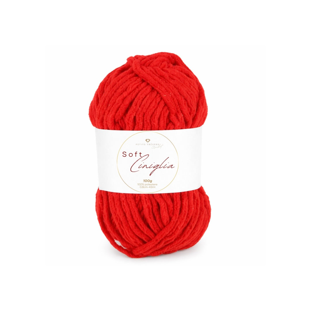 Rosso soft ciniglia 100g