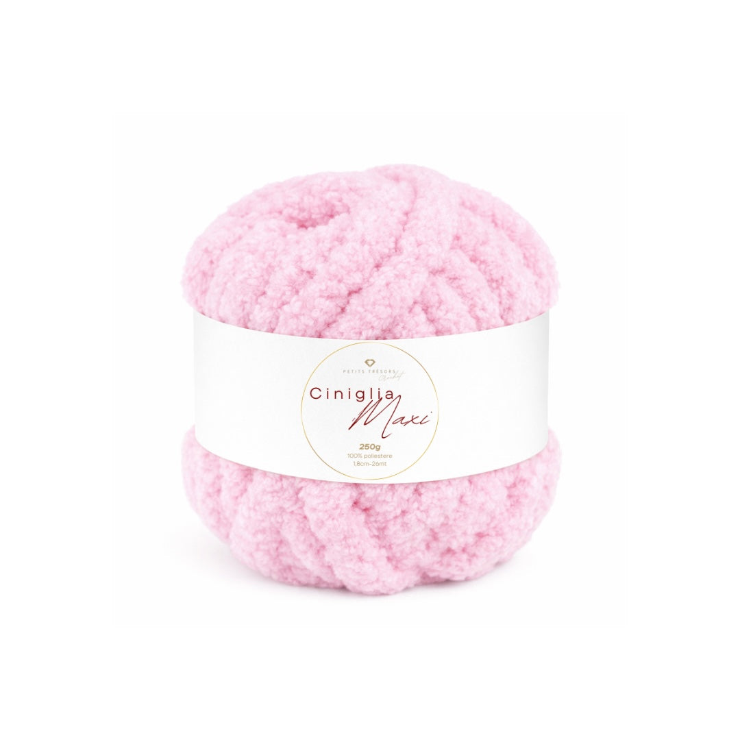 Rosa ciniglia maxi 250g