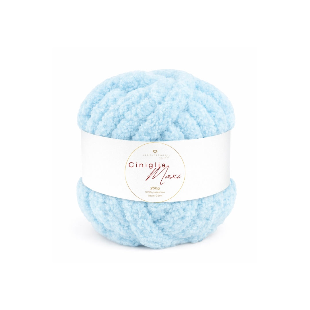 Azzurro ciniglia maxi 250g