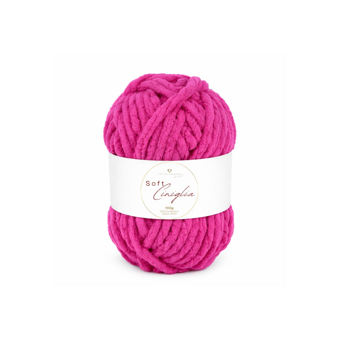 Fucsia soft ciniglia 100g