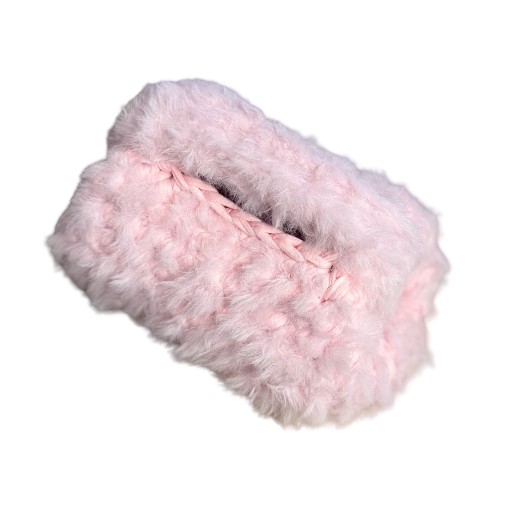Mini Peluche crochet rosa