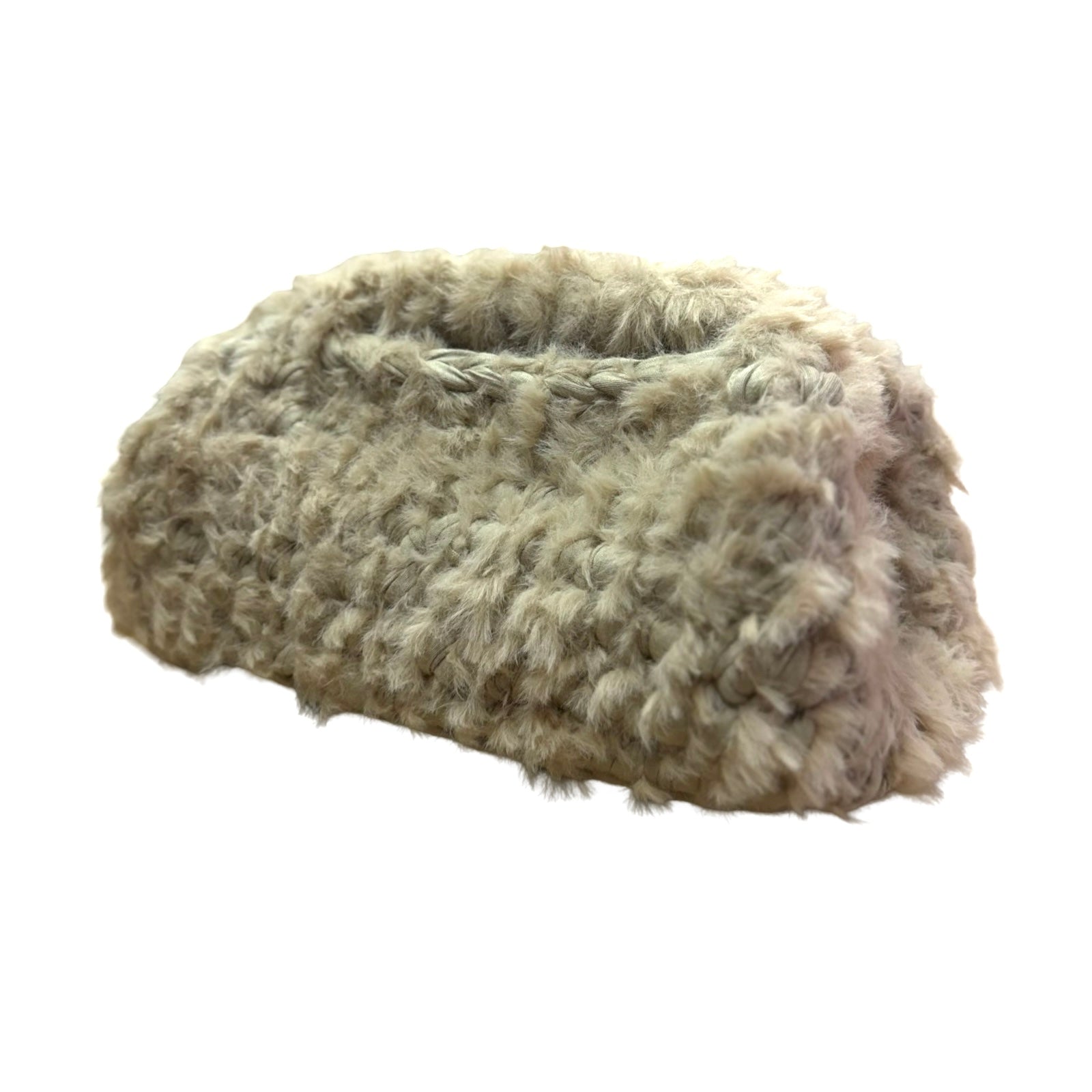 Peluche crochet beige