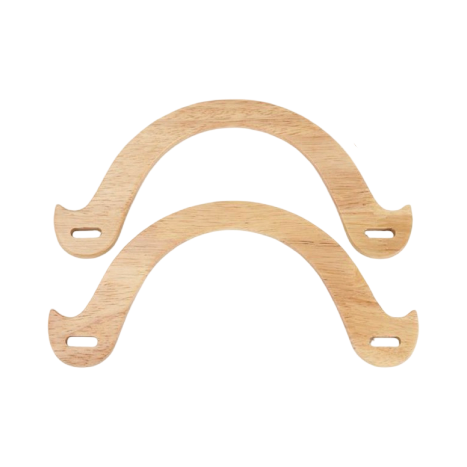 Manico in legno classico ondulato